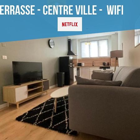 Périgueux Centre Ville Superbe T2 Neuf Wifi Terrasse Netflix מראה חיצוני תמונה