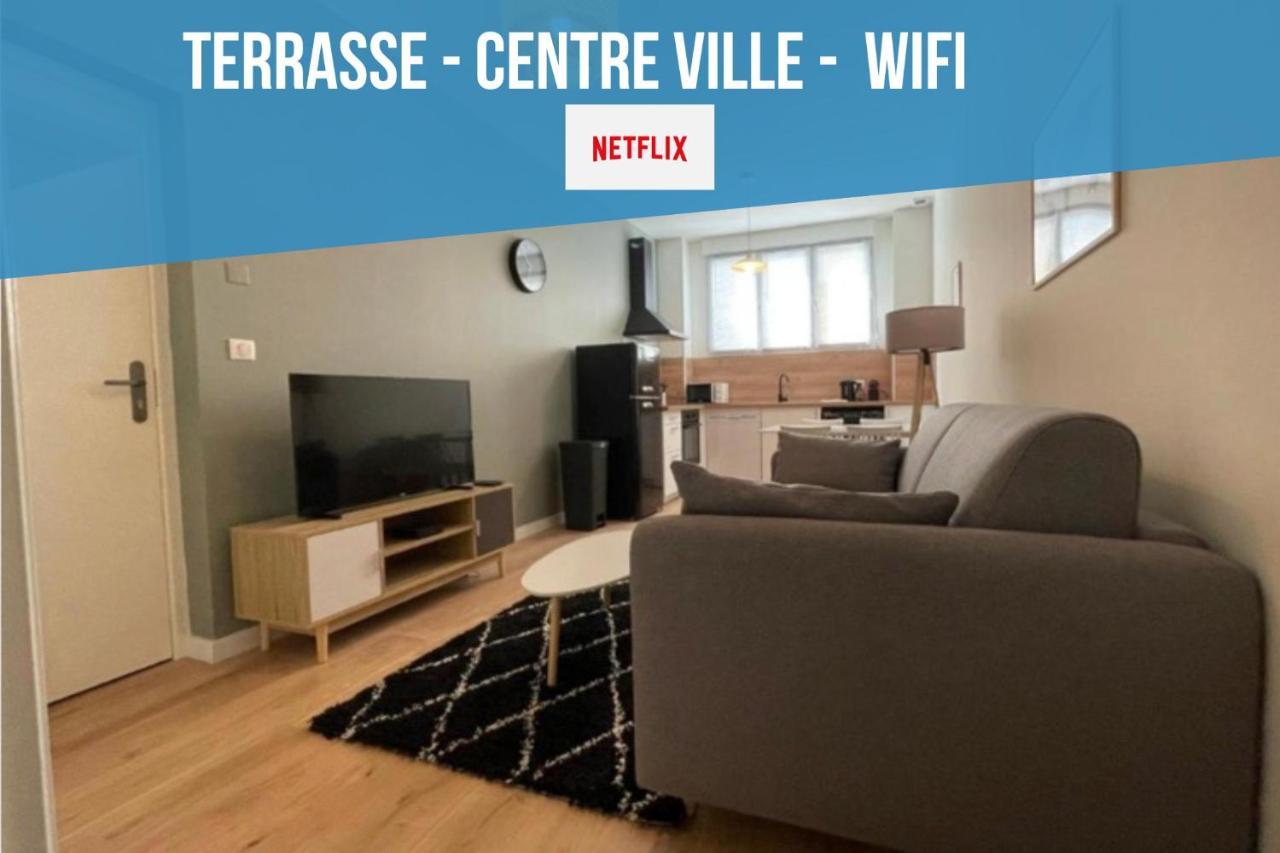 Périgueux Centre Ville Superbe T2 Neuf Wifi Terrasse Netflix מראה חיצוני תמונה